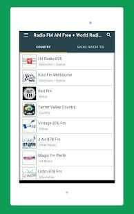 Radio FM AM Free + World Radios - Radio Worldwide screenshot 6