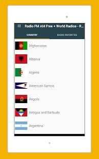 Radio FM AM Free + World Radios - Radio Worldwide screenshot 7
