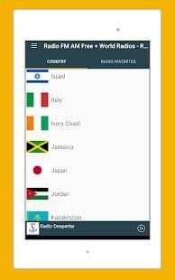 Radio FM AM Free + World Radios - Radio Worldwide screenshot 3