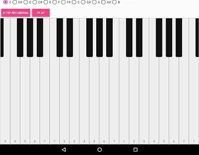 Online Piano keyboard screenshot 1