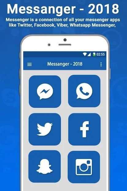 Messenger 2018 - All Social Networks screenshot 4
