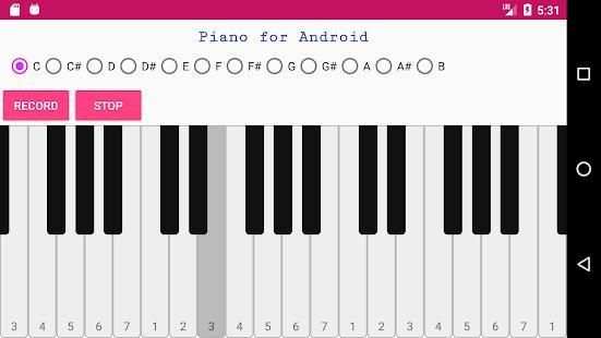 Online Piano keyboard screenshot 3