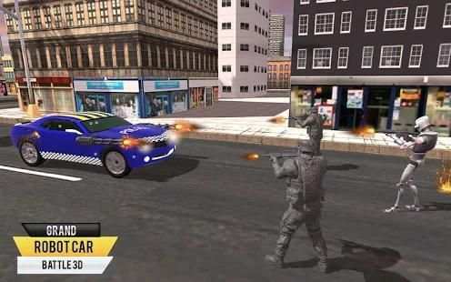 US Police Car Robot Transforming: Cop Robot Game screenshot 3
