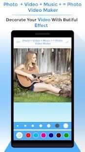 Photo + Video + Music = Photo Video Maker screenshot 1