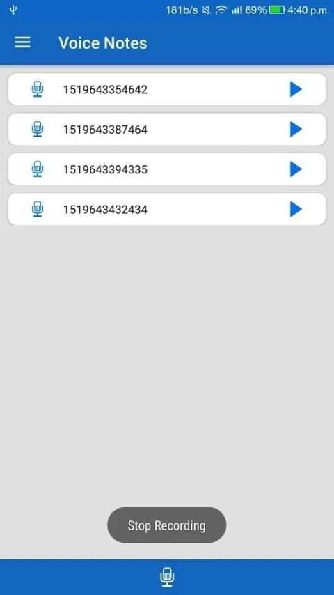 Notes Wink screenshot 1