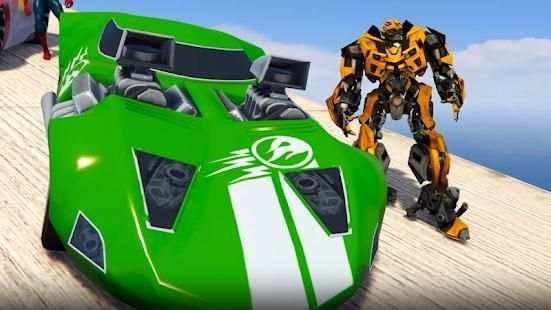 US Police Transform Cop Robot: Car Pigeon Game screenshot 4