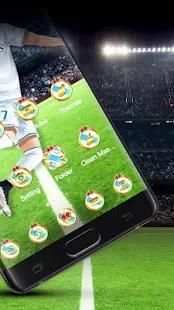 3D Madrid Sepak bola Dribbler Tema screenshot 2