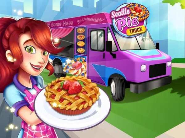 Seattle Pie Truck - Fast Food Cooking Game screenshot 1