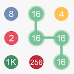 Two For Two - Number Merge Puzzle आइकन