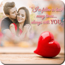 Love Quotes Photo Frame HD आइकन