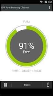 1GB RAM Memory Booster Cleaner Pro screenshot 3