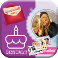 Birthday Invitation Card Landscape on 9Apps