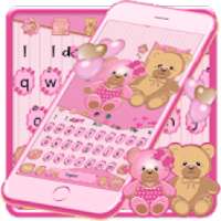 Lovely Bear Couple Keyboard Theme on 9Apps