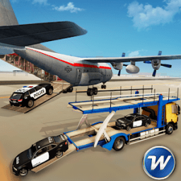 ikon Police Plane Car Transport: Police Games 2018