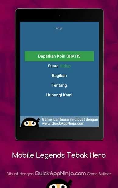 Mobile Legends Tebak Hero screenshot 1