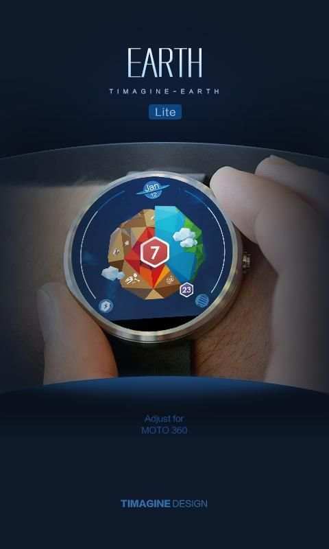 Watch Face Timagine Earth Lite screenshot 5