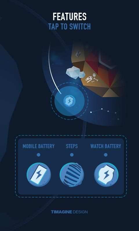 Watch Face Timagine Earth Lite screenshot 2