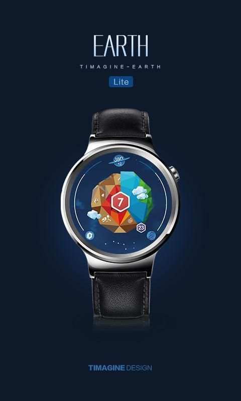 Watch Face Timagine Earth Lite screenshot 4
