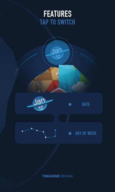 Watch Face Timagine Earth Lite screenshot 3