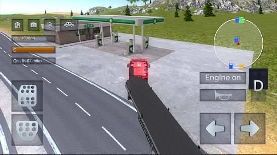 Truck Driving Simulator स्क्रीनशॉट 12