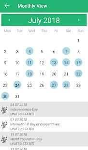 World of Calendar screenshot 4