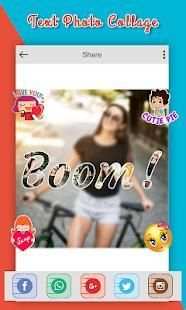 Text Photo Collage Maker screenshot 1