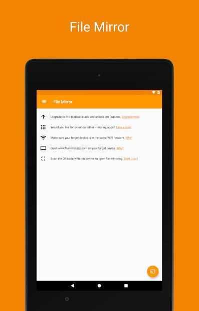 File Mirror - WiFi file transfer screenshot 1
