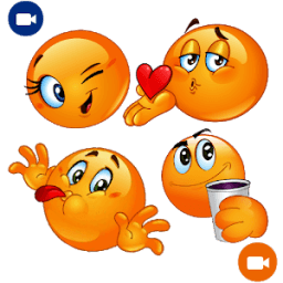 ikon stickers for Google Duo