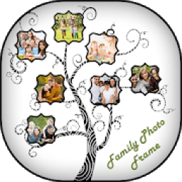 ikon Tree Photo Frame Maker : Family Photo Editor
