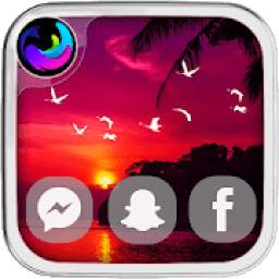 Sunset Launcher Theme