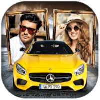 Car Dual Photo Frames