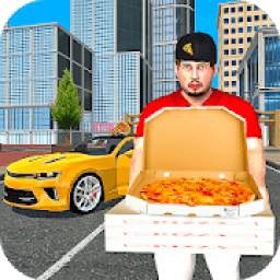 Pizza Delivery in Car