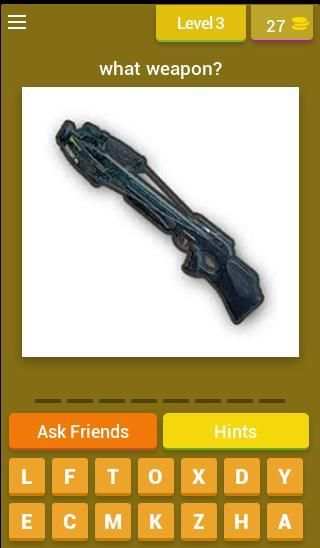 PUBG WEAPON QUIZ screenshot 4