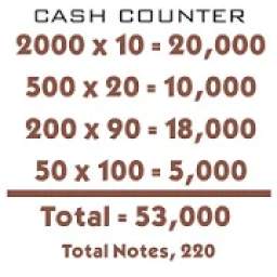 Cash Counter 1.0