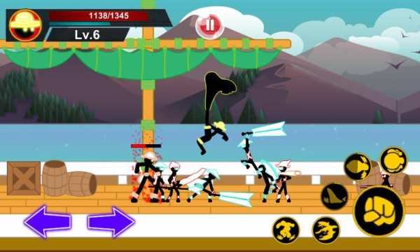 Stickman Hero - Pirate Fight स्क्रीनशॉट 5