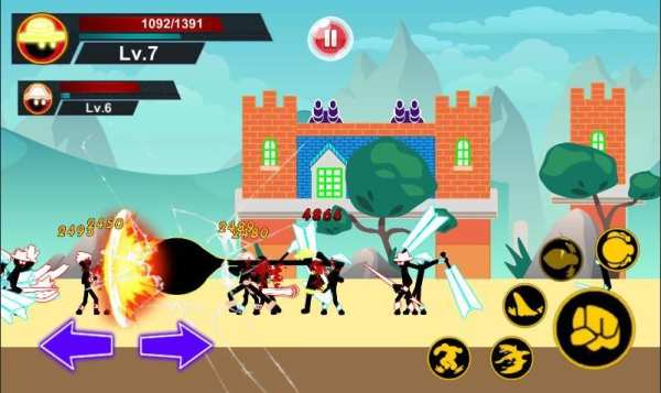Stickman Hero - Pirate Fight स्क्रीनशॉट 1