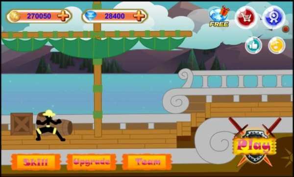 Stickman Hero - Pirate Fight स्क्रीनशॉट 8