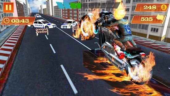 Ghost Rider Game : Ghost Bike Rider screenshot 11