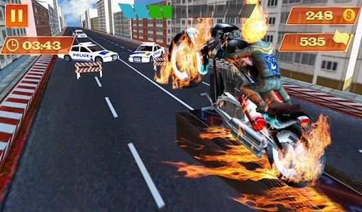 Ghost Rider Game : Ghost Bike Rider screenshot 1