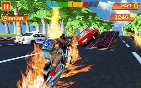 Ghost Rider Game : Ghost Bike Rider screenshot 4