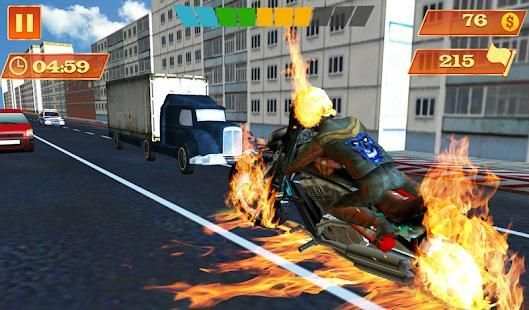 Ghost Rider Game : Ghost Bike Rider screenshot 2