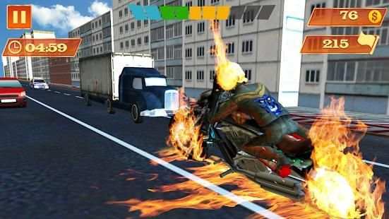 Ghost Rider Game : Ghost Bike Rider screenshot 12