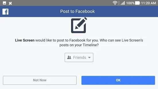 Live Screen for Facebook screenshot 5