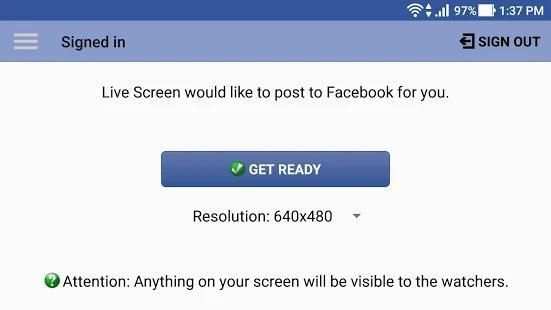 Live Screen for Facebook screenshot 4