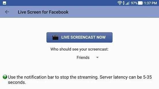 Live Screen for Facebook screenshot 3