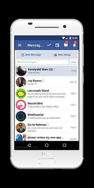 Messenger for Facebook screenshot 5