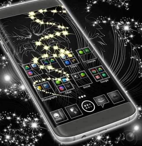 Launcher New Black screenshot 3