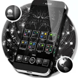 ikon Launcher New Black