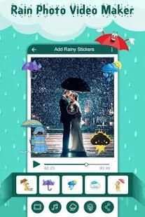 Rain Photo Video Maker with Music: Slideshow Maker screenshot 2
