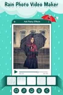Rain Photo Video Maker with Music: Slideshow Maker screenshot 3